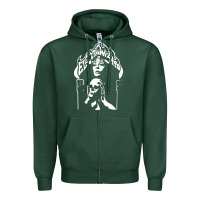 Sports Green Electric Wizard Zipper Hoodie - Craftify