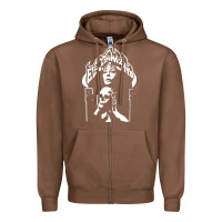 Chestnut Electric Wizard Zipper Hoodie - Craftify