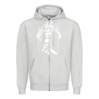 Dove Grey Electric Wizard Zipper Hoodie - Craftify