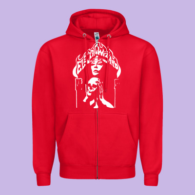Electric Wizard Zipper Hoodie Designed By Craftify