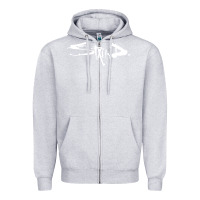 Heather Grey staind Zipper Hoodie - Craftify