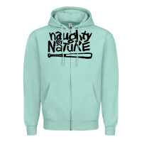 Seafoam naughty by nature Zipper Hoodie - Craftify