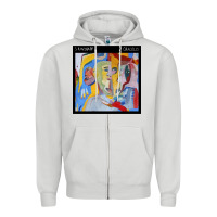 Dove Grey Skinshape - Oracolo Zipper Hoodie - Craftify