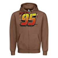 Chestnut No 95 McQueen Zipper Hoodie - Craftify