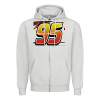 Dove Grey No 95 McQueen Zipper Hoodie - Craftify