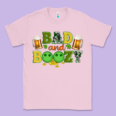 Bad And Boozy Wıth Beer And Coins Classic Tee Designed By Artiststas
