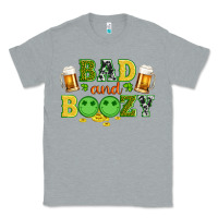 Heather Grey bad and boozy wıth beer and coins Classic Tee - Artiststas