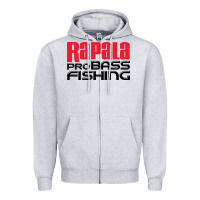 Heather Grey rapala 2 Zipper Hoodie - Craftify