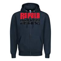 Navy rapala 2 Zipper Hoodie - Craftify