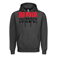 Charcoal Heather rapala 2 Zipper Hoodie - Craftify