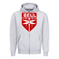 Heather Grey Bell Helicopter Textron Aerospace Zipper Hoodie - Craftify