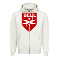 Oatmeal Heather Bell Helicopter Textron Aerospace Zipper Hoodie - Craftify