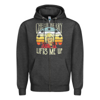 Charcoal Heather cherie berry lifts me up Zipper Hoodie - Craftify