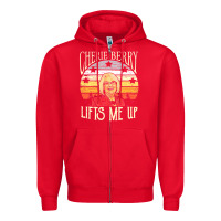 Red cherie berry lifts me up Zipper Hoodie - Craftify