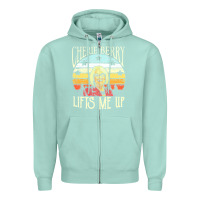 Seafoam cherie berry lifts me up Zipper Hoodie - Craftify