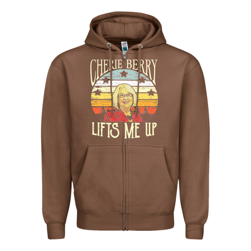 Cherie Berry Lifts Me Up Zipper Hoodie by Craftify | Teevron
