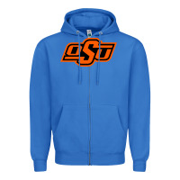 True Royal Oklahoma St University Zipper Hoodie - Craftify