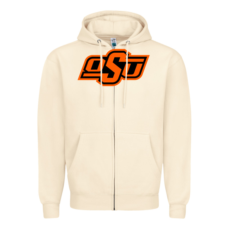 Oklahoma St University Zipper Hoodie by Craftify | Teevron