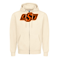 Sandshell Oklahoma St University Zipper Hoodie - Craftify