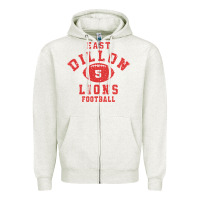 Friday Night Lights East Dillon Lions Football Jersey Zipper Hoodie | Teevron