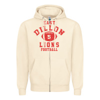 Sandshell Friday Night Lights East Dillon Lions Football Jersey Zipper Hoodie - Craftify