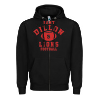 Black Friday Night Lights East Dillon Lions Football Jersey Zipper Hoodie - Craftify