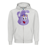 Dove Grey dora the backpack   1 Zipper Hoodie - Craftify