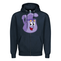 Navy dora the backpack   1 Zipper Hoodie - Craftify