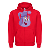 Red dora the backpack   1 Zipper Hoodie - Craftify
