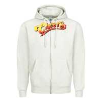 Oatmeal Heather Cheers Tv Show Zipper Hoodie - Craftify