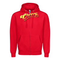 Red Cheers Tv Show Zipper Hoodie - Craftify