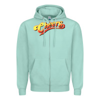 Seafoam Cheers Tv Show Zipper Hoodie - Craftify