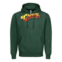 Sports Green Cheers Tv Show Zipper Hoodie - Craftify