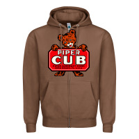 Chestnut #piper aircraft corp Zipper Hoodie - Craftify