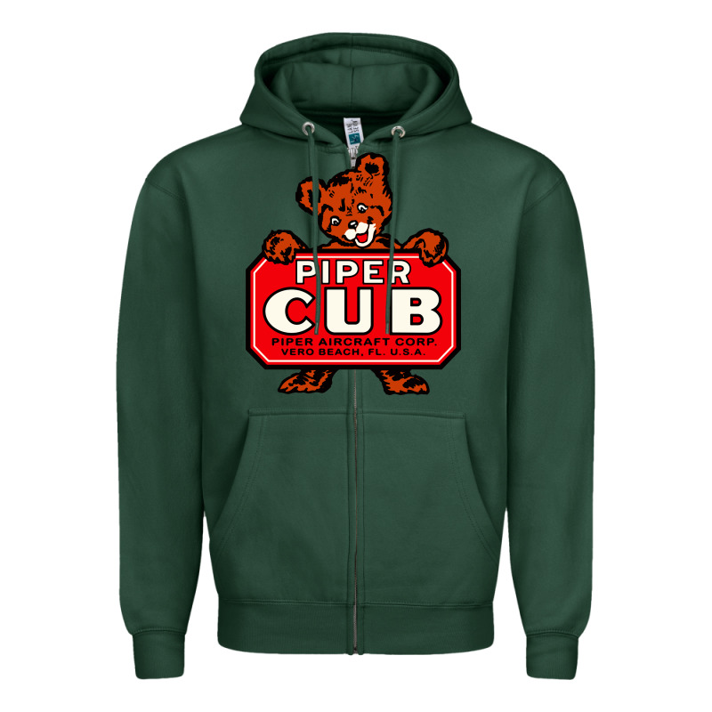 #piper Aircraft Corp Zipper Hoodie by Craftify | Teevron