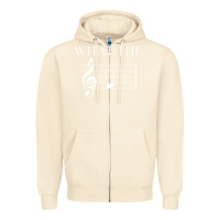 Sandshell what the f note key music humor gift Zipper Hoodie - Craftify