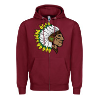 Burgundy lane tech college prep high school Zipper Hoodie - Craftify