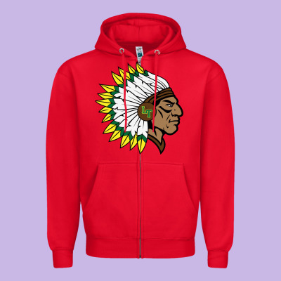 Lane Tech College Prep High School Zipper Hoodie Designed By Craftify