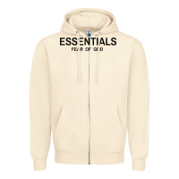 Sandshell Fear Of God Essentials Zipper Hoodie - Craftify