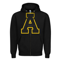 Black appalachia state mountaineers Zipper Hoodie - Craftify