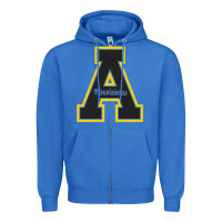 True Royal appalachia state mountaineers Zipper Hoodie - Craftify