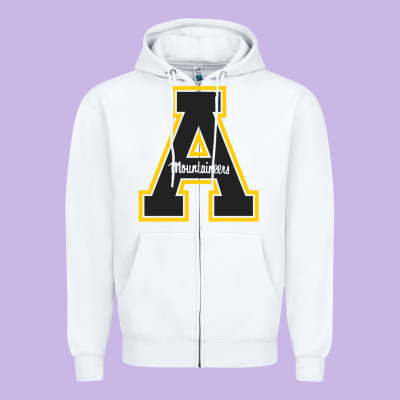 Appalachia State Mountaineers Zipper Hoodie Designed By Craftify