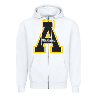 White appalachia state mountaineers Zipper Hoodie - Craftify