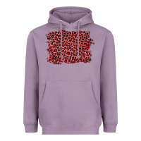 Lavender pink leopard background Heavyweight Hoodie - RanaPortraitStore