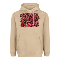 Mushroom pink leopard background Heavyweight Hoodie - RanaPortraitStore