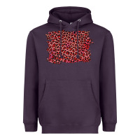 Plum pink leopard background Heavyweight Hoodie - RanaPortraitStore