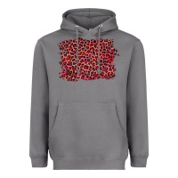 Storm pink leopard background Heavyweight Hoodie - RanaPortraitStore