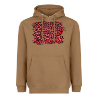 Toasted Coconut pink leopard background Heavyweight Hoodie - RanaPortraitStore