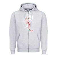 Heather Grey venom the movie Zipper Hoodie - Craftify