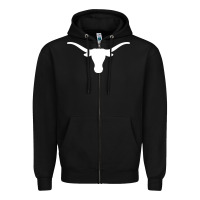 Black texas longhorns merch Zipper Hoodie - Craftify
